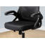 Chaise de bureau ergonomique en filet noir avec hauteur réglable, pivotant et appui-tête pour un confort et un soutien ultimes.