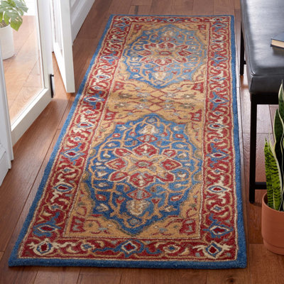 Tapis oriental en laine touffeté à la main Farnhamville