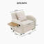 Convertible Single Chair Bed With 3-In-1 Functionality, Featuring A Computer Board And USB Ports For Work And Relaxation In Various Scenarios-927267045