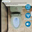 Toilette une pièce verte 17 po ADA-132835963