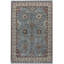 Wool Oriental Area Rug in Blue/Gray/Brown