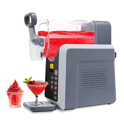 Machine à Slushie, Machine à Slushy pour la maison sans glace, Machine à boissons glacée professionnelle avec affichage DEL, programmes pour margaritas congelés, crème glacée
