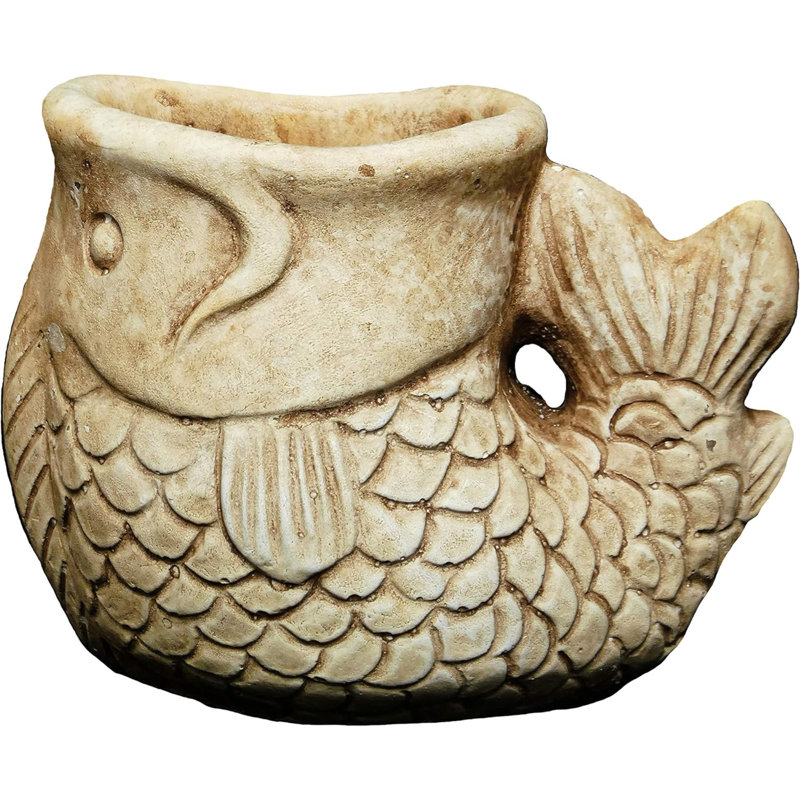 Abryanna Statue Planter, Beige