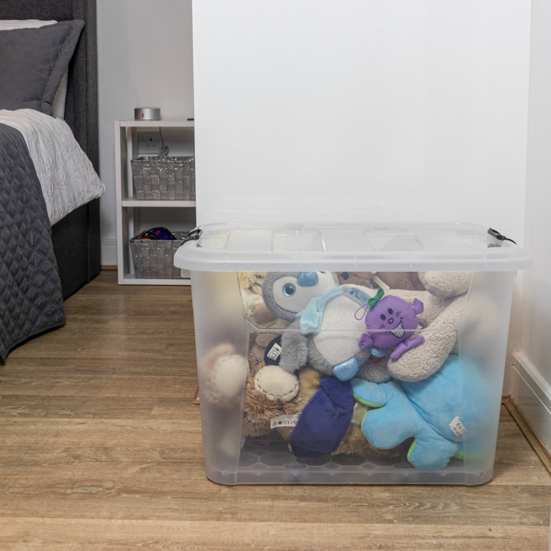 Rebrilliant Plastic Decorative Bin, 25cm H x 43cm W x 56.5cm D