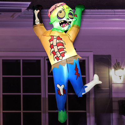Zombie gonflable à DEL 5 pi pour Halloween effrayant