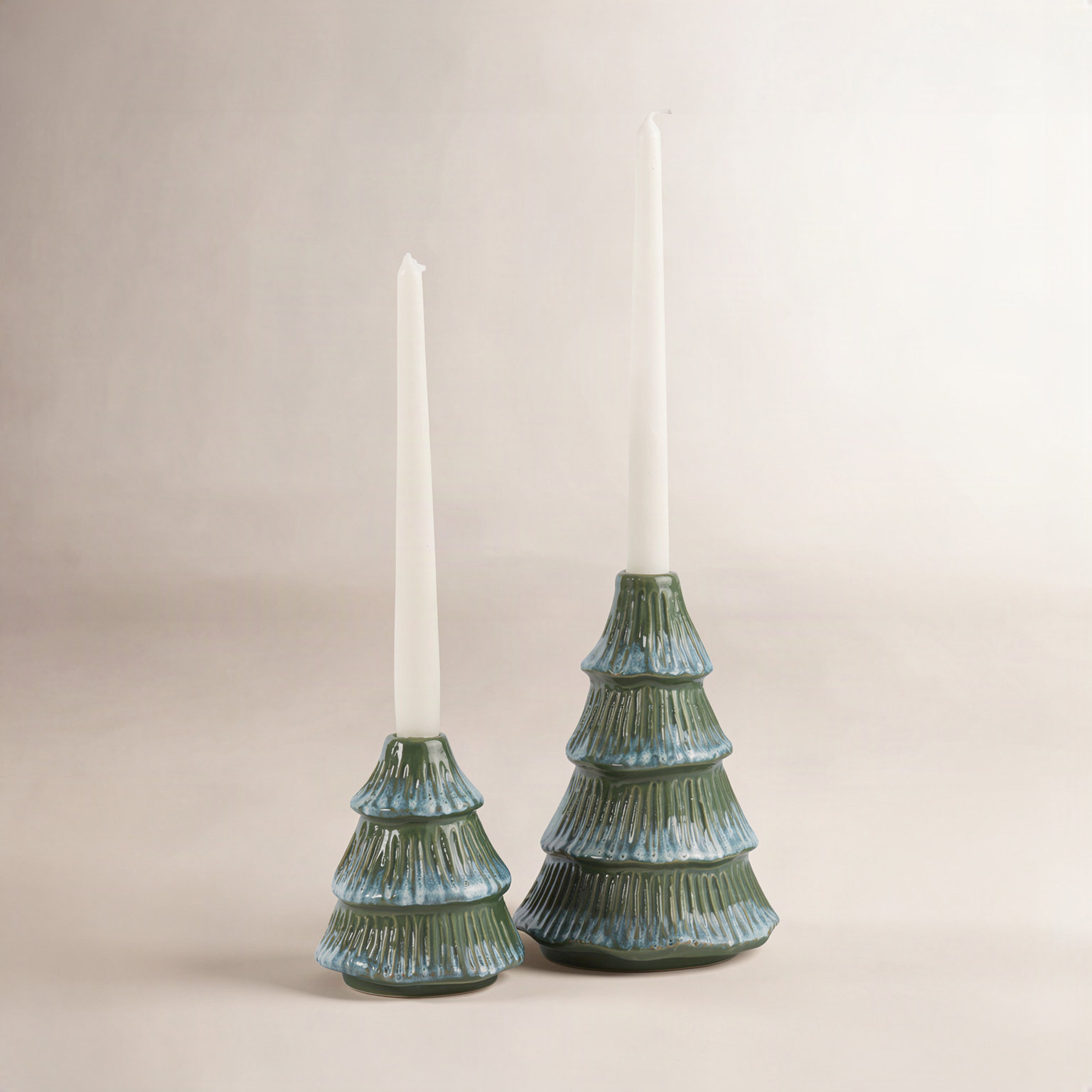 Tree Frost Candleholder 4.25"x 4.5", 4.5" H x 4.25" W x 4.25" D