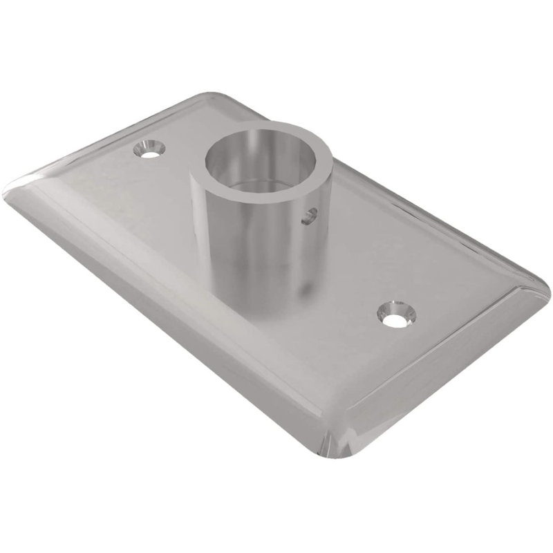 Mirror Polished Stainless Steel Wall Mounted Plate