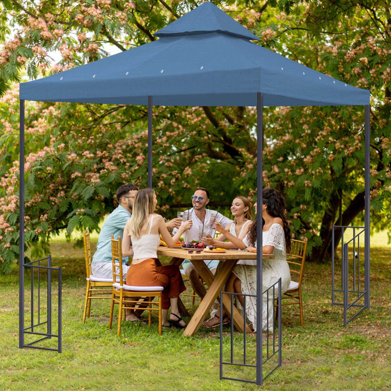 Couvercle de remplacement UV30 + pour abri de jardin à 2 niveaux 8 x 8 pi Yescom, Bleu