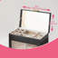 Boîte à bijoux en bois + miroir-405451356