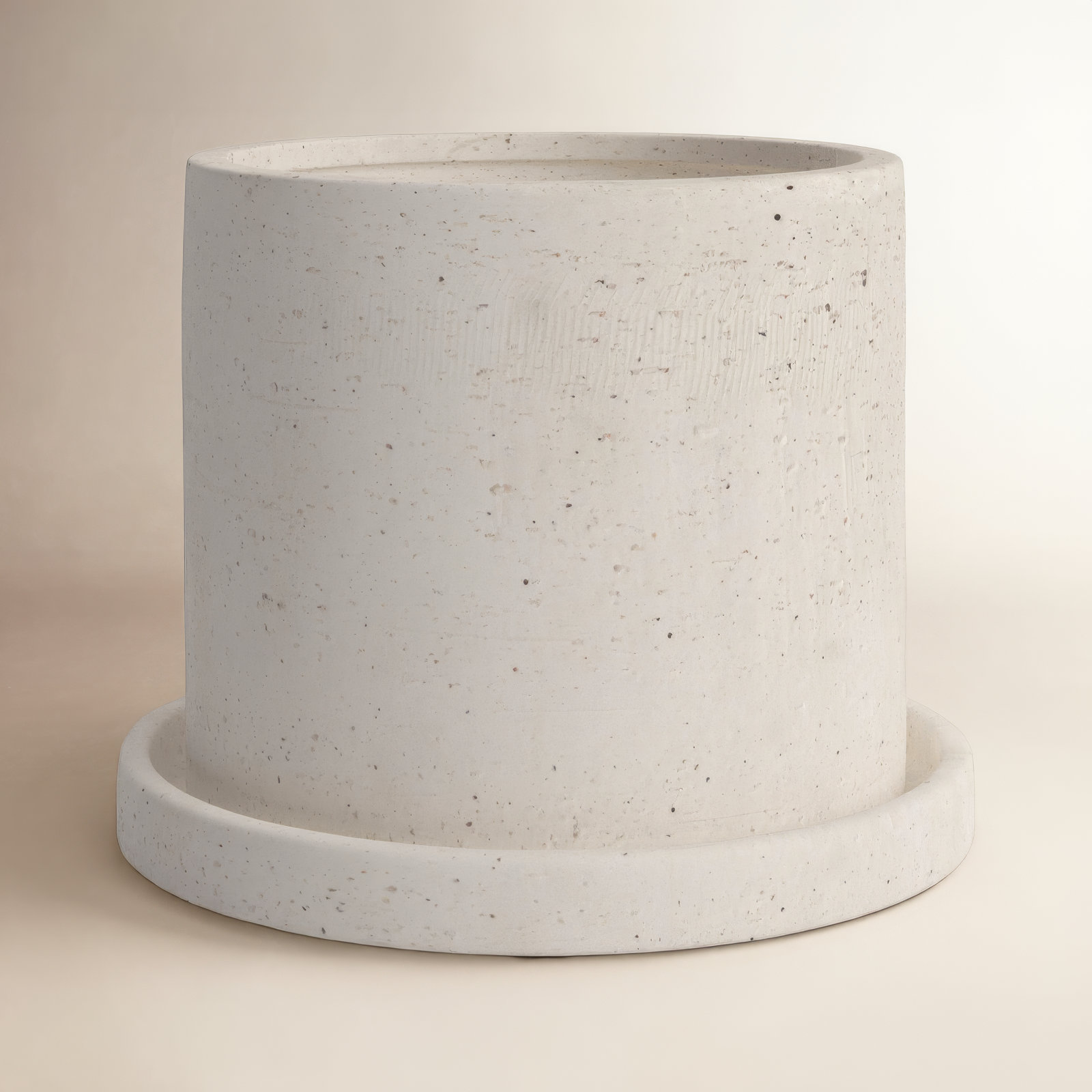 Alisha Handmade Ceramic Pot Planter, 6" H x 7.5" W x 7.5" D