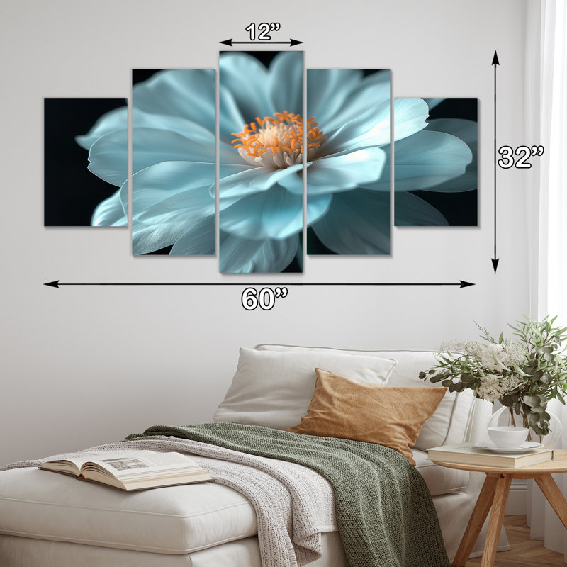 «White Black Natures Marigold Photo», ensemble d'art mural sur toile souci