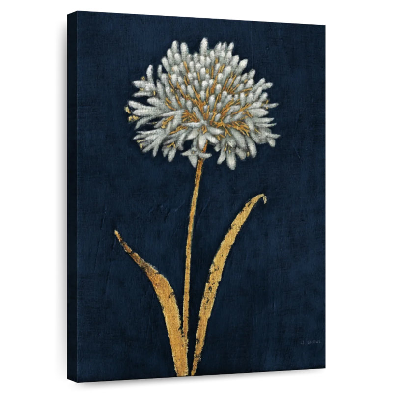 Harnek Shimmering Summer I Indigo Crop, 24" H x 16" W