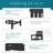 Black All-Weather Outdoor Patio Dining Set (7-Piece)-834735683