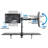 Adjustable Metal Base Standing Desk