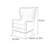 Osciel Faux Leather Accent Chair-574141963