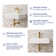 18'' x 12'' White Rectangular Ceramic Wall Mount Bathroom Sink with Faucet Hole