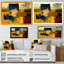 «Blue Sky Colorfields II», art mural abstrait sur toile-87342609-87342613
