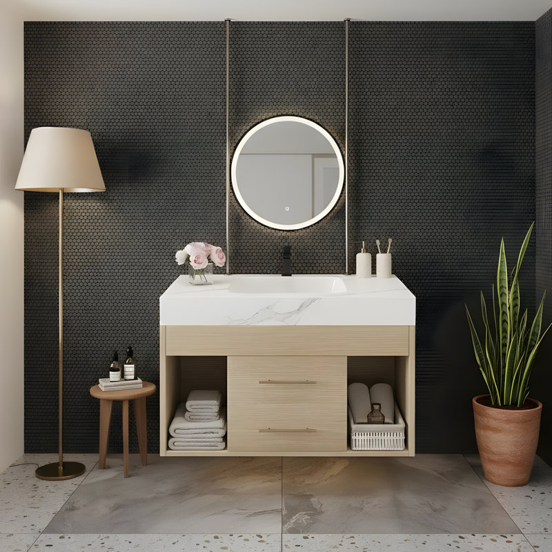 Bathroom Vanity with Ceramic sink, 30"