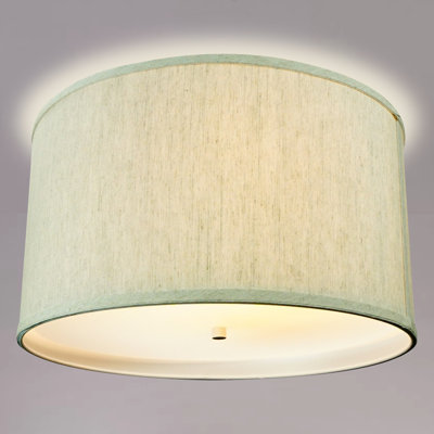 Plafonnier encastré 18" à tambour ombré Kimes