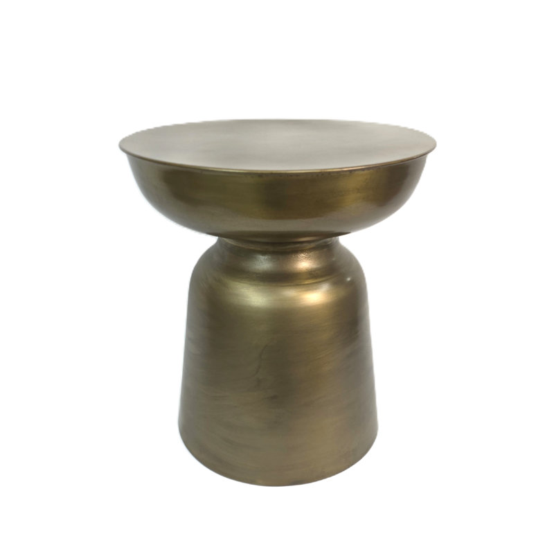 Debe Side Table Brass Antique , BRASS ANTIQUE