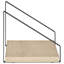 4 -Piece Steel Floating Shelf