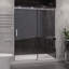 Porte de douche coulissante simple sans cadre 60 "x H 76" Rhodes-52233376