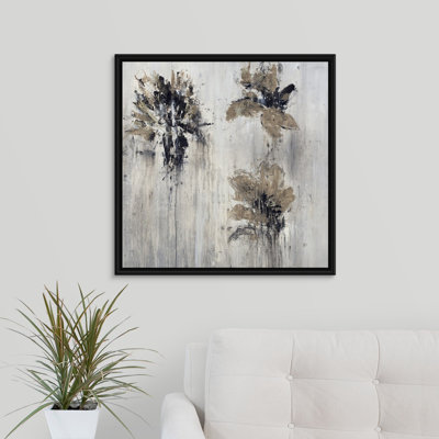 « pétale en métal », peinture sur toile