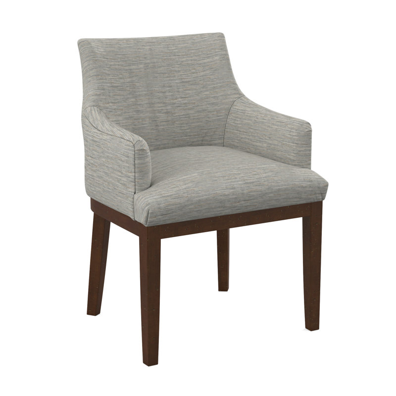 Upholstered Arm Chair, 61555-75, Espresso