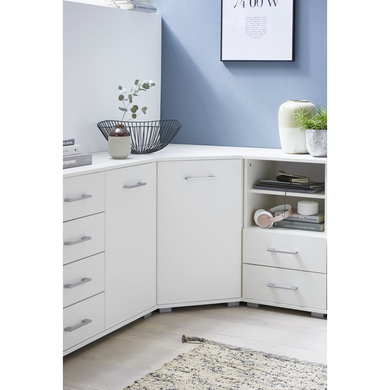 Sharpton 66cm W Chest of Drawers, White