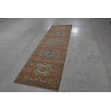 Transitional One-of-a-Kind Runner 2'7" X 8'2" Hand Knotted Area Rug