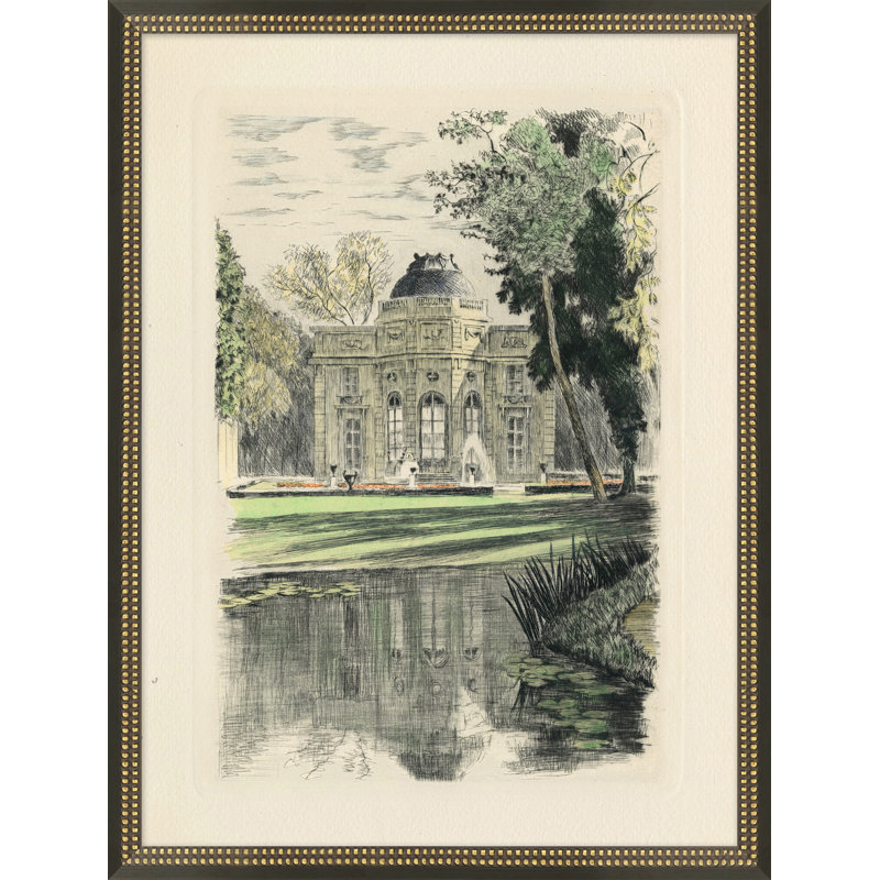 Versailles Versailles - peinture avec cadre photo