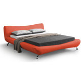 Belin Vegan Leather Platform Bed