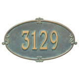 Monte Carlo Personalized Standard 1-Line Wall Address Plaque