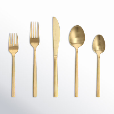 Fortessa Arezzo 18/10 Stainless Steel 20 Piece Flatware Set (Service for 4)