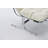 Mid-Century Modern Faux Leather Bauhaus Inspired Chrome Leg Lounge Chair-1232332848