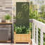 Vidaxl Garden Privacy Screen Olive Green 50 X 140 Cm Cold-Rolled Steel-121122317-121122319