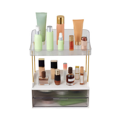 Plastic Compartment Makeup Organiser