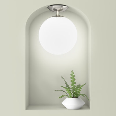 Bussiere Glass Semi Flush Mount