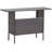 Bruyning Rectangular Wicker/Rattan Outdoor Buffet & Console Table