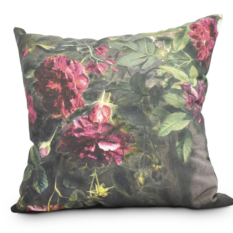 Coussin Fickle Florals, 16 po x 1 po