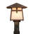 Rustic Lodge Frosted Lantern Head