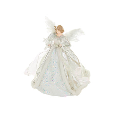 15'' Handmade Sequin Fabric Religious & Spiritual Lighted Tree Topper