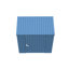 Remise de rangement Elite Steel, 6 x 4, bleu gris