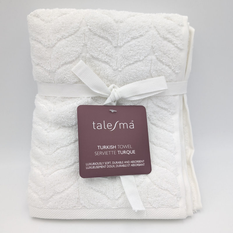 ROMANCE SET OF 12 WHITE HAND TOWELS