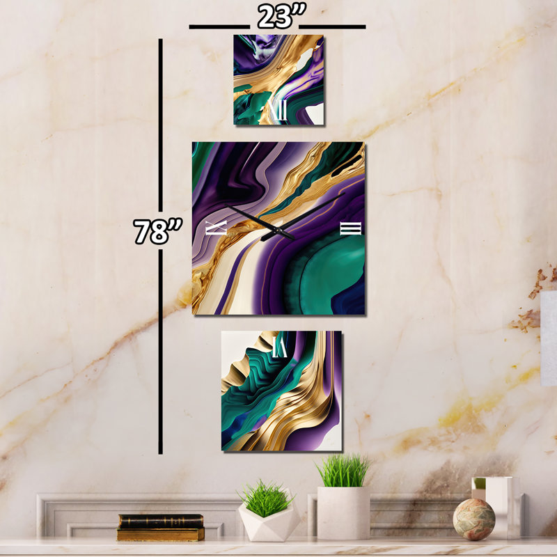 Mahkenna Metal Wall Clock