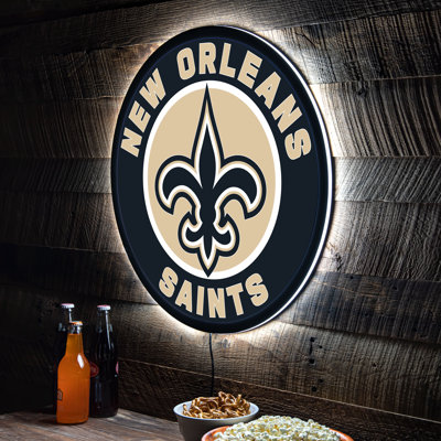 NFL LED Round Lighted Wall Sign