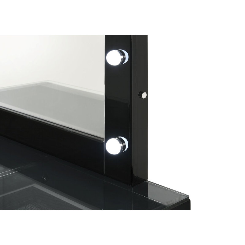 Meuble-lavabo Glam, Noir