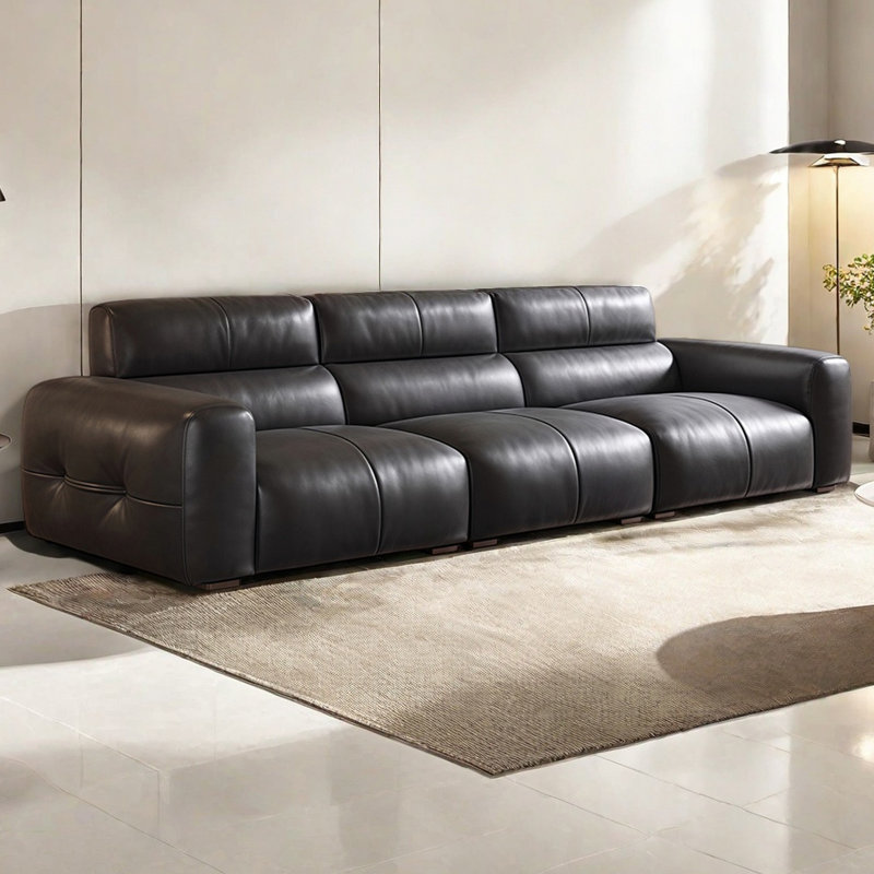 Canapé de style américain extrêmement simple, H 32,67 po x l 98,42 po x P 39,76 po