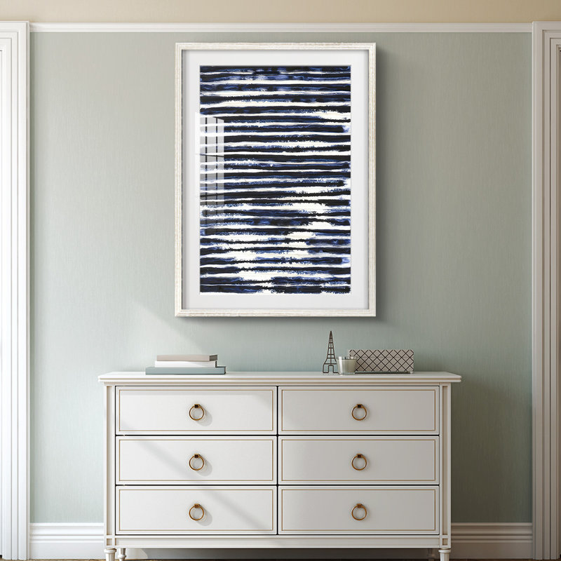 Printed Slats V -Framed Print, 25.5" H x 17.5" W