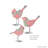 Christmas Bird Decorative Accent